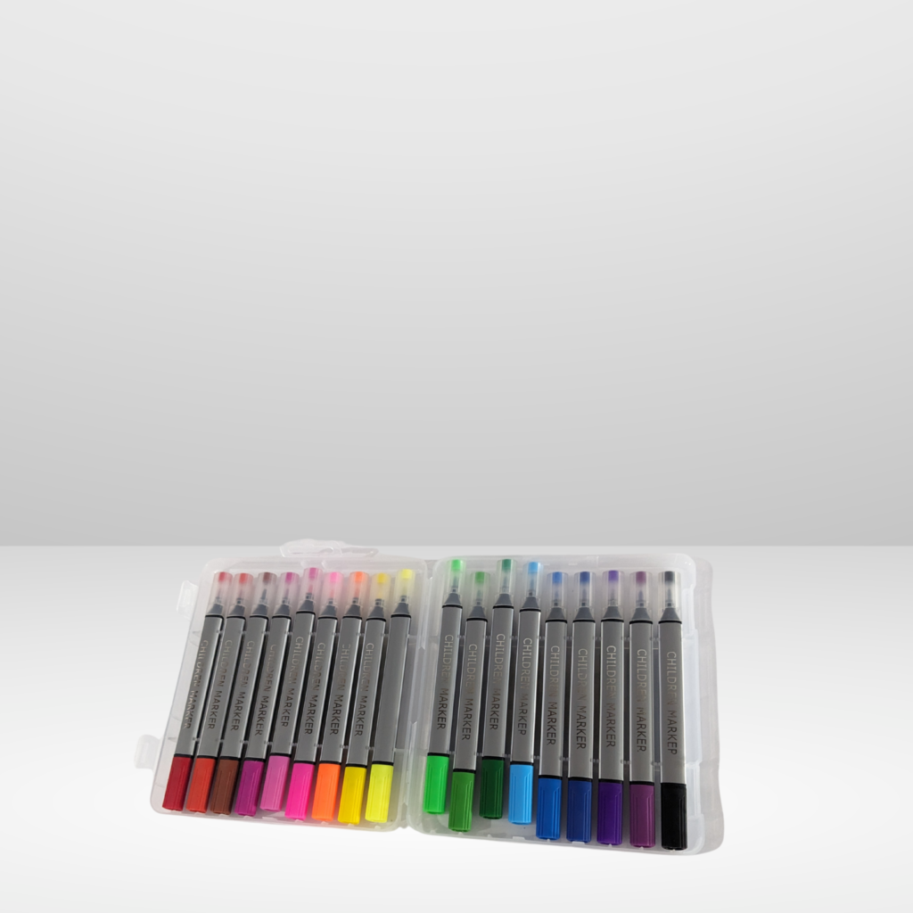 Double Sided Tip Art Markers 18 Colors Set