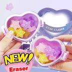 12 pcs Erasers – Heart-Shaped Acrylic Box