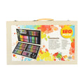 Wooden Box Kids Art Set – 180 Pcs