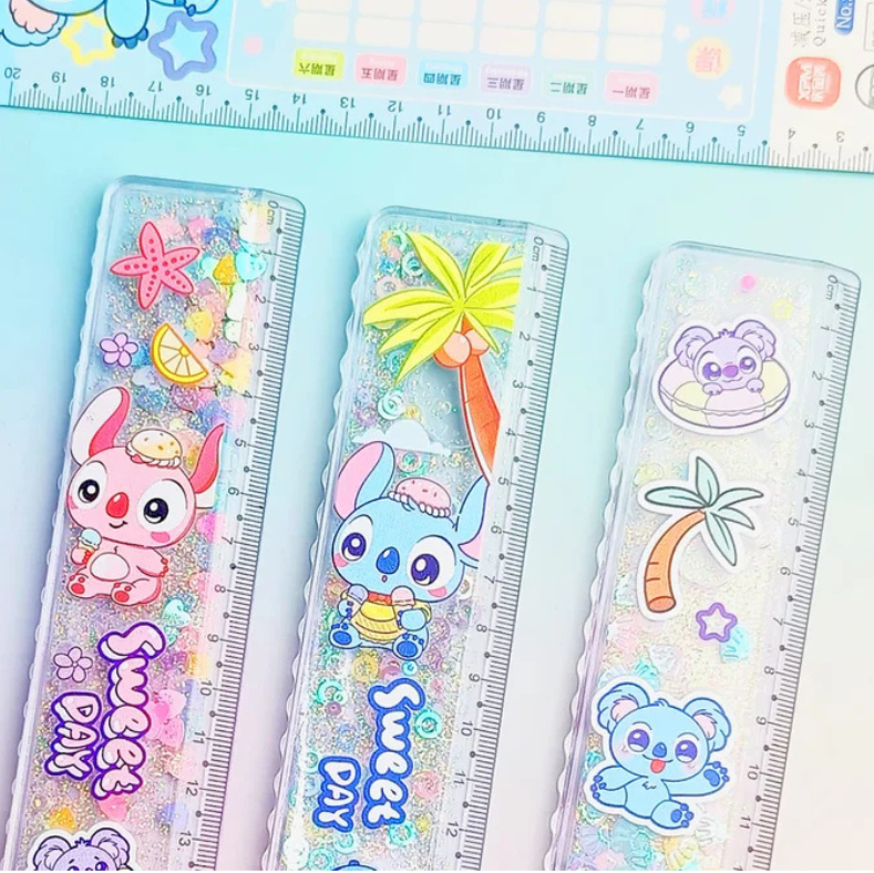 Stitch Character Water Ruler 20 cm