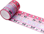 Washi Tape Sanrio line Characters 6 Rolls Pack