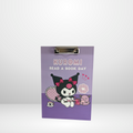 Clip Board Sanrio Character Kuromi for Kids