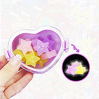 12 pcs Erasers – Heart-Shaped Acrylic Box