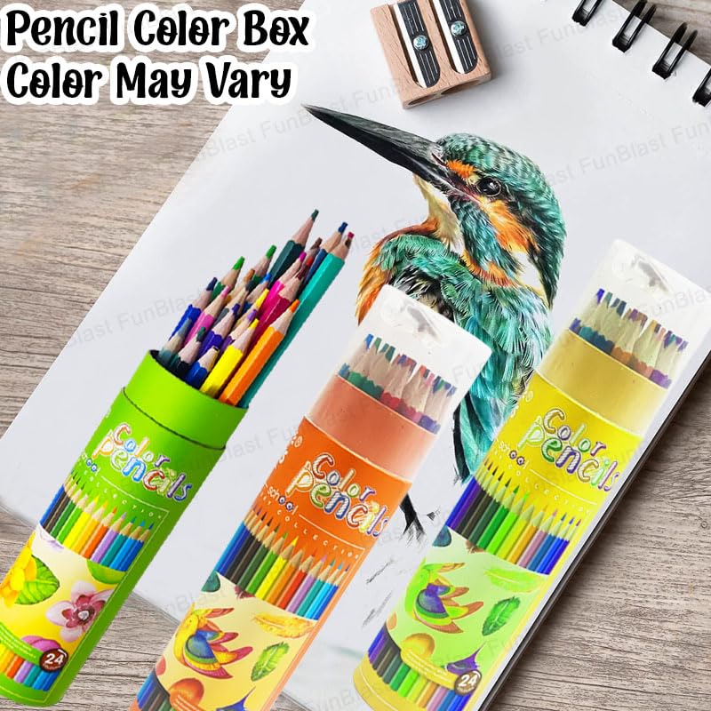 Color Pencils for Drawing and Sketching Colors in a Hard Case