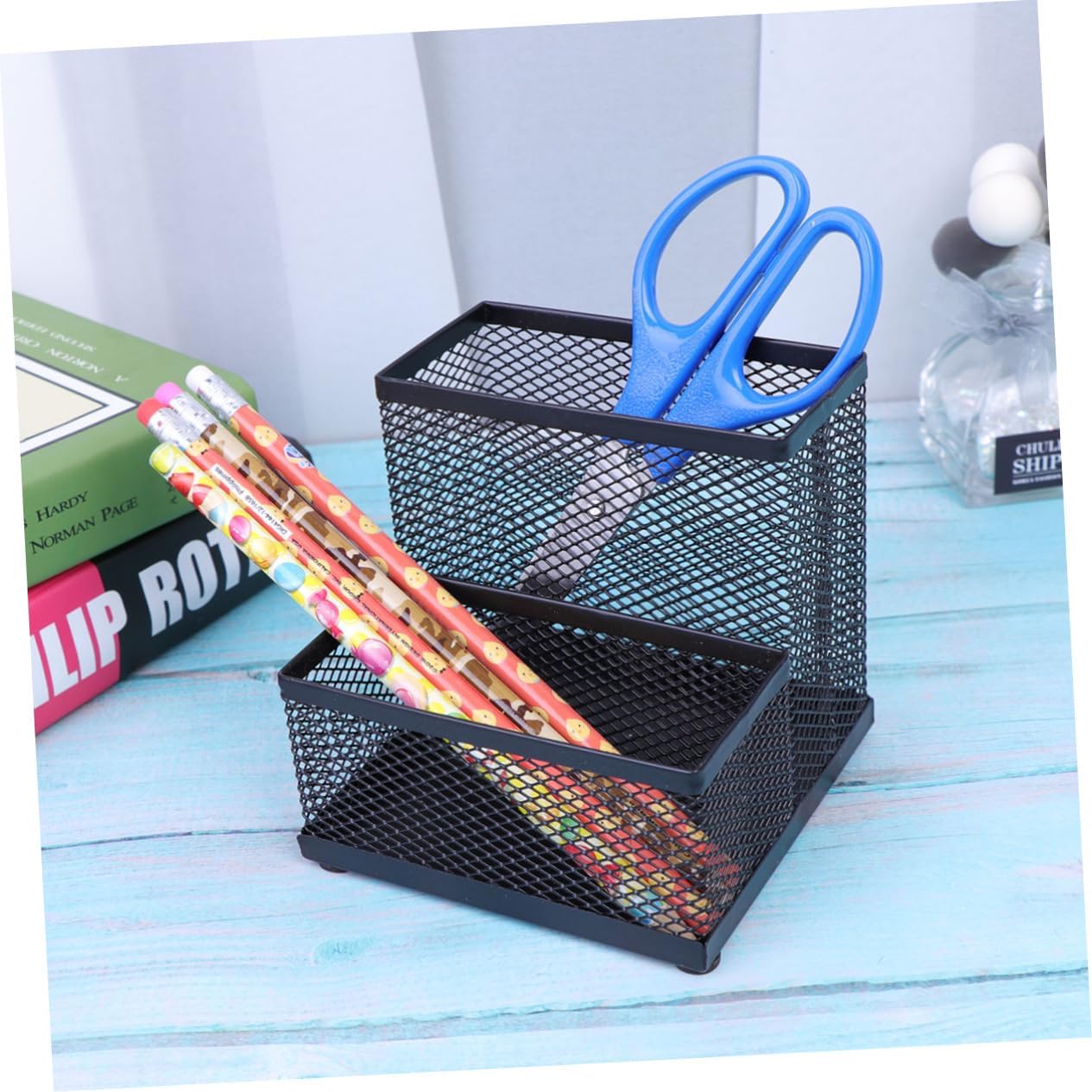 Metal Pen Holder Combination Multifunction
