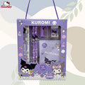 6 Piece Kuromi Theme Sanrio-line Stationery Set for Kids
