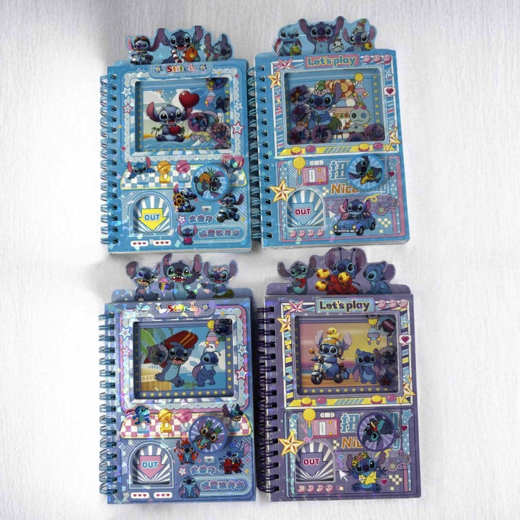 Stitch Spiral Sticker Notebook – Cute Cartoon Cover Journal for Kids & Fans
