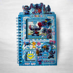 Stitch Spiral Sticker Notebook – Cute Cartoon Cover Journal for Kids & Fans
