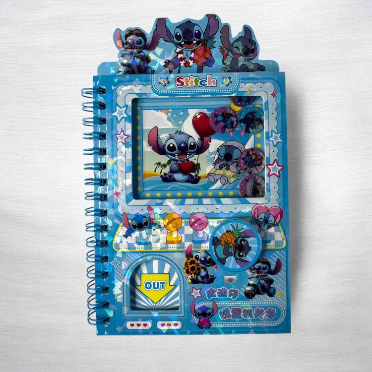 Stitch Spiral Sticker Notebook – Cute Cartoon Cover Journal for Kids & Fans