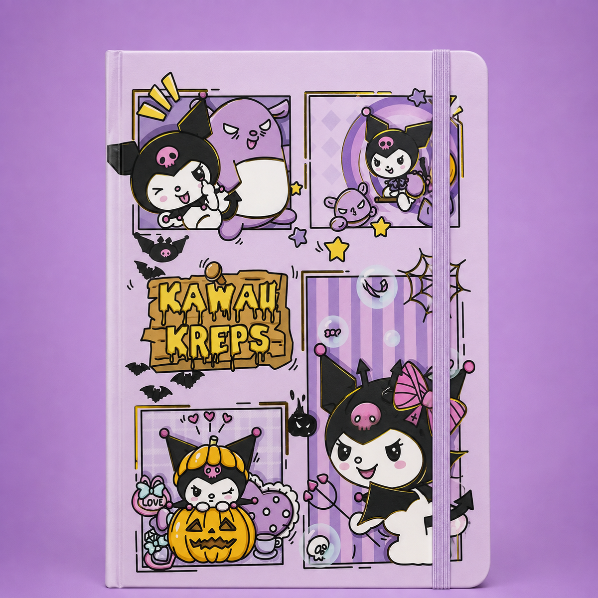 Kuromi Character Printed Diary A5 Size