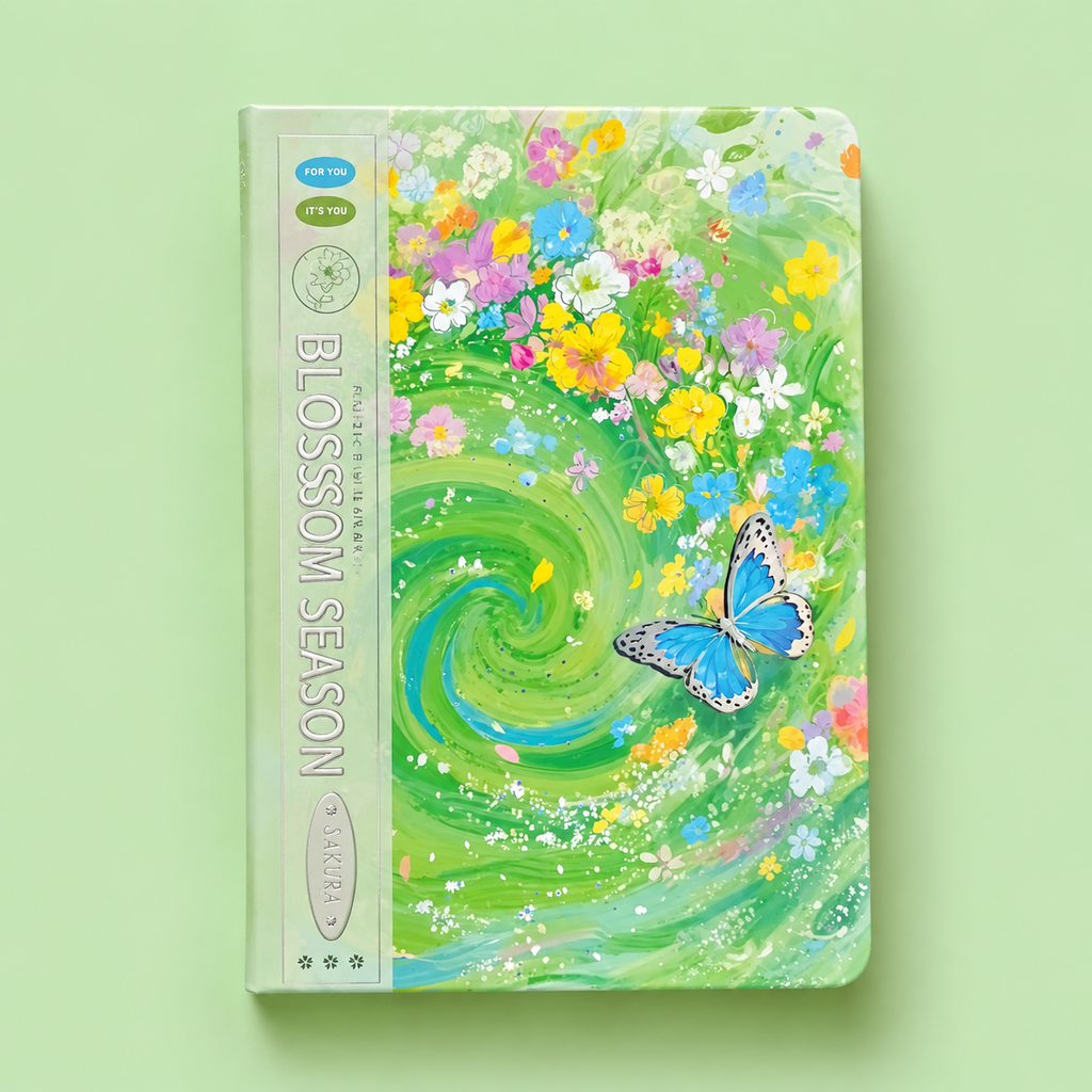 Floral Hardcover Diary A5 Size