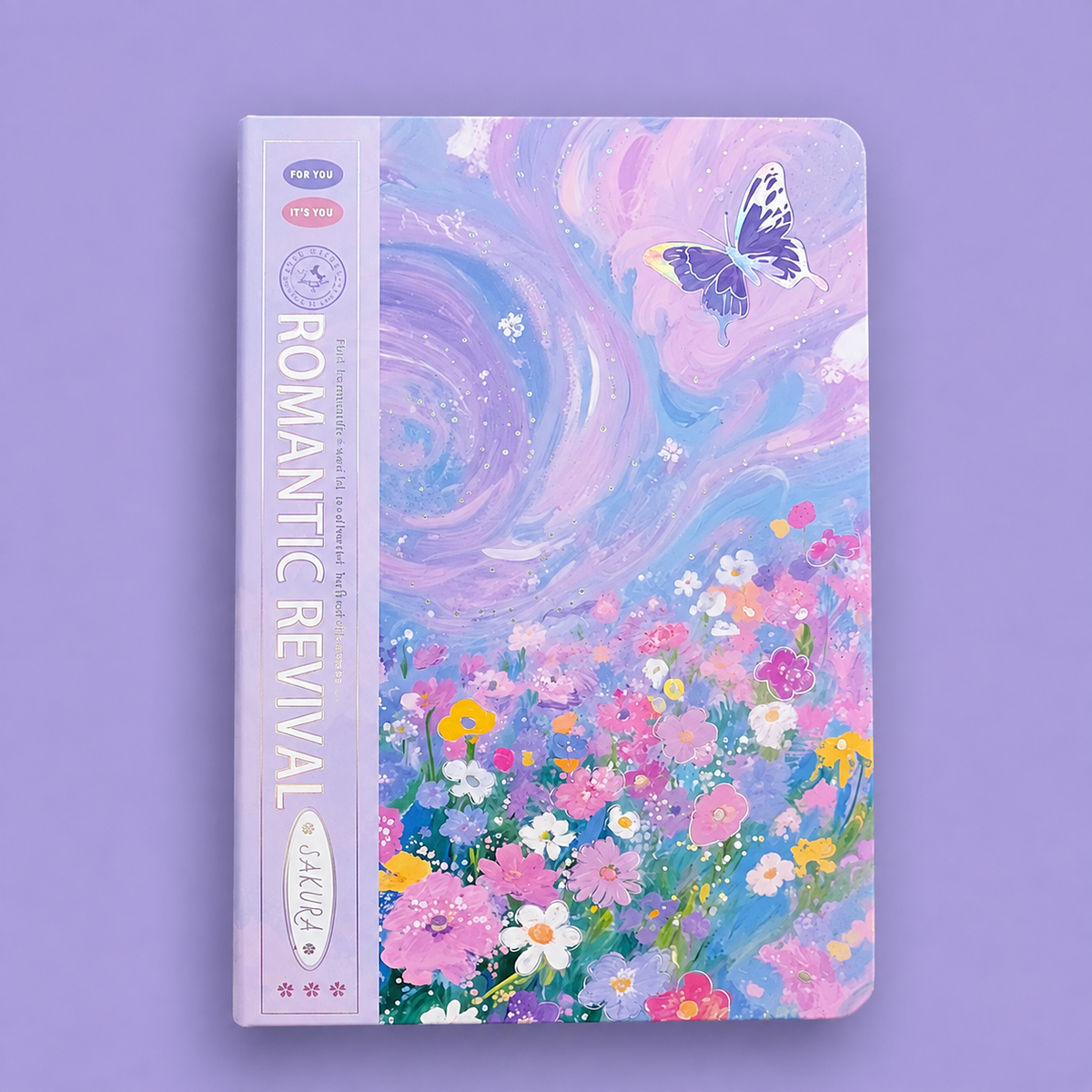 Floral Hardcover Diary A5 Size