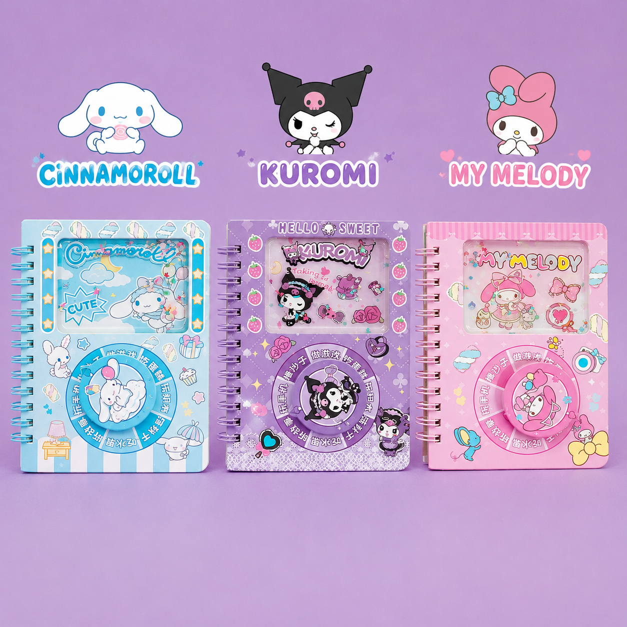 Mini Spiral Notebook – Sanrio Character