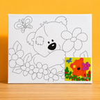Kids Painting Canvas Kit – 20×25cm