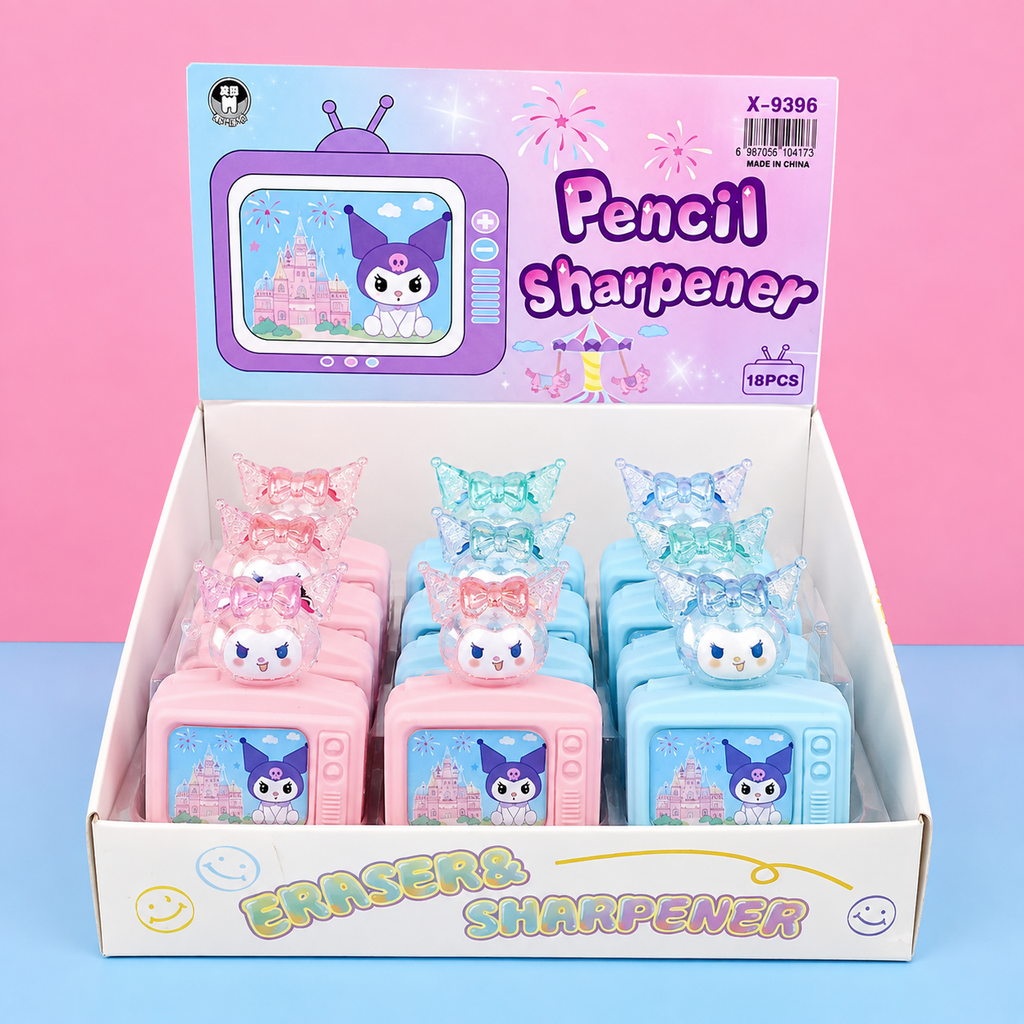 Kuromi Pencil Sharpener with Eraser