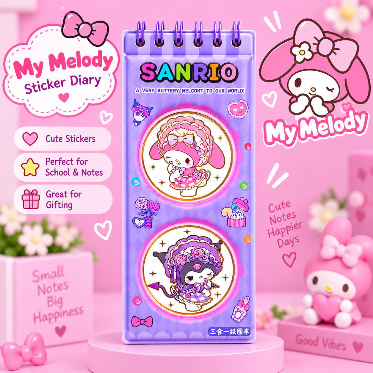 Sanrio Character Sticker Book