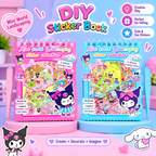 Kuromi Mini World DIY Sticker Book – 3D Creative Activity Book for Kids