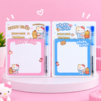 Cute Kitty Sticky Notes with Pen – 76x76mm