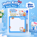 Cute Kitty Sticky Notes with Pen – 76x76mm