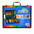 Wooden Box Kids Art Set – 96 Pcs