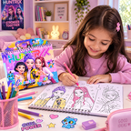 HUNTR/X Colouring Book – Creative Activity Book for Kids