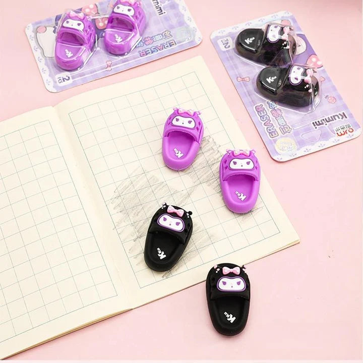 Cute Kuromi Slipper Eraser