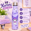 Kuromi Lavender Stainless Steel Water Bottle – 500ml