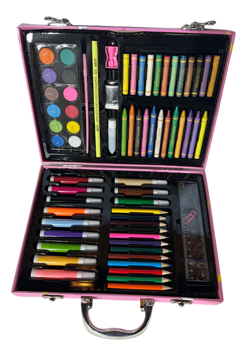 Kids Art Set – Non-Toxic Coloring, Sketching, Drawing & Painting Kit 67 Pcs