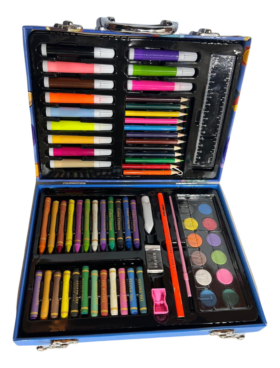 Kids Art Set – Non-Toxic Coloring, Sketching, Drawing & Painting Kit 67 Pcs