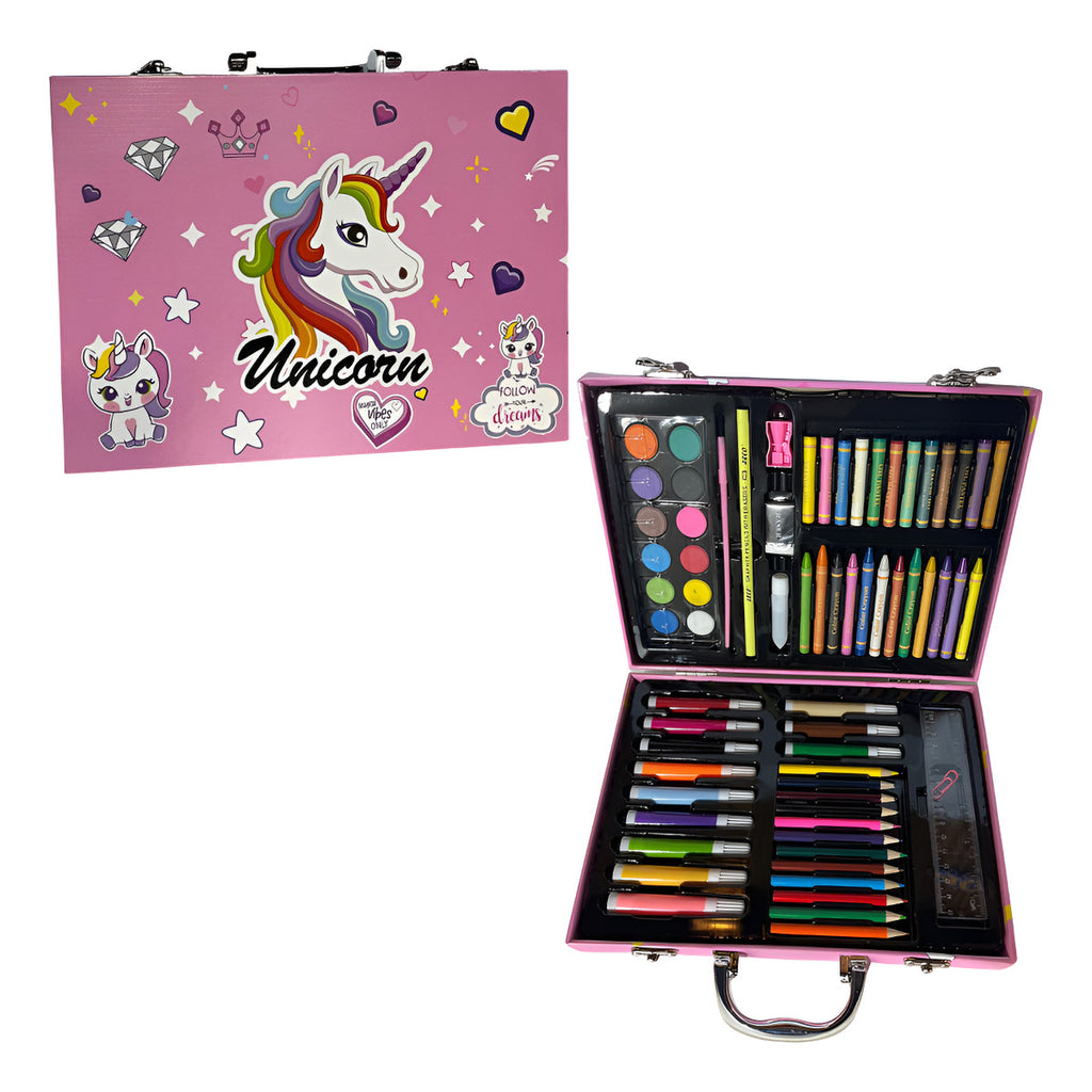 Kids Art Set – Non-Toxic Coloring, Sketching, Drawing & Painting Kit 67 Pcs