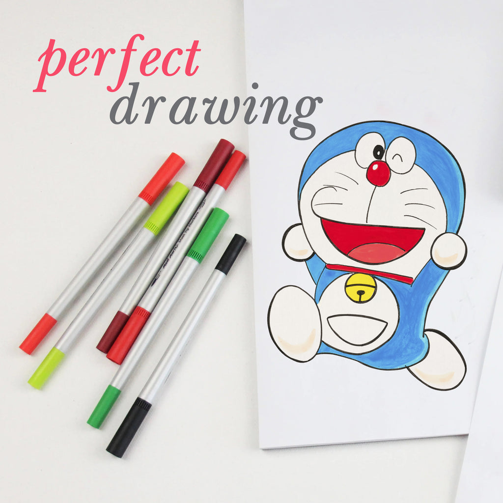Double Head Color Pen Markers Pack of 12