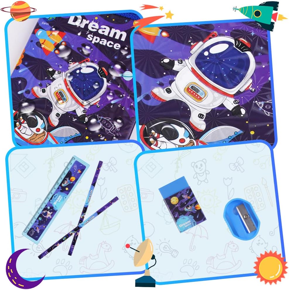 Dream Space Theme Stationery Set 8 Pcs