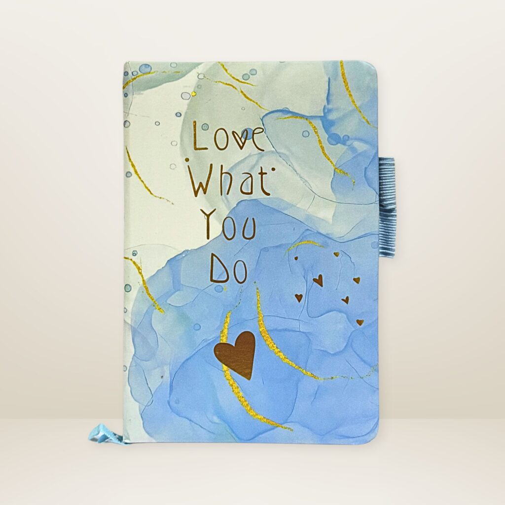 Love Mini Diary with Hardcover Design Size 16 cm x 11 cm