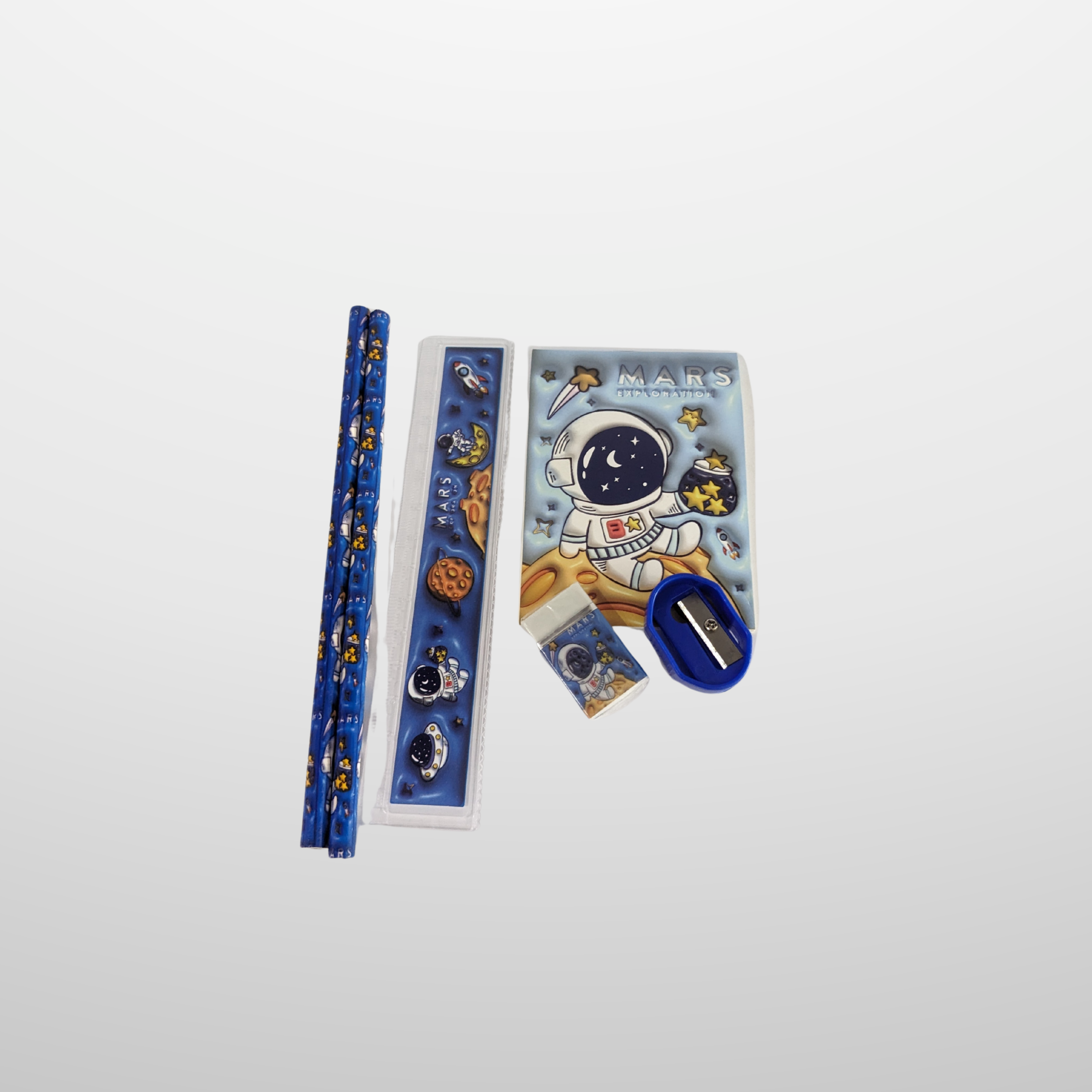 Space Theme Mars Exploration Stationery Set of 6 Pcs