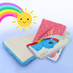 Plush Fluffy Cartoon Diary - Soft Fur Lined Journal