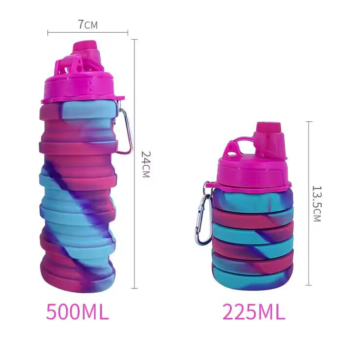 Silicone Foldable Sports Bottle