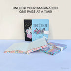 Unicorn Magnetic Lock Diary for Kids by FLIPZONE