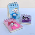 Sanrio 3D Cartoon Flip Notebook - Spiral Mini Notepad for Kids