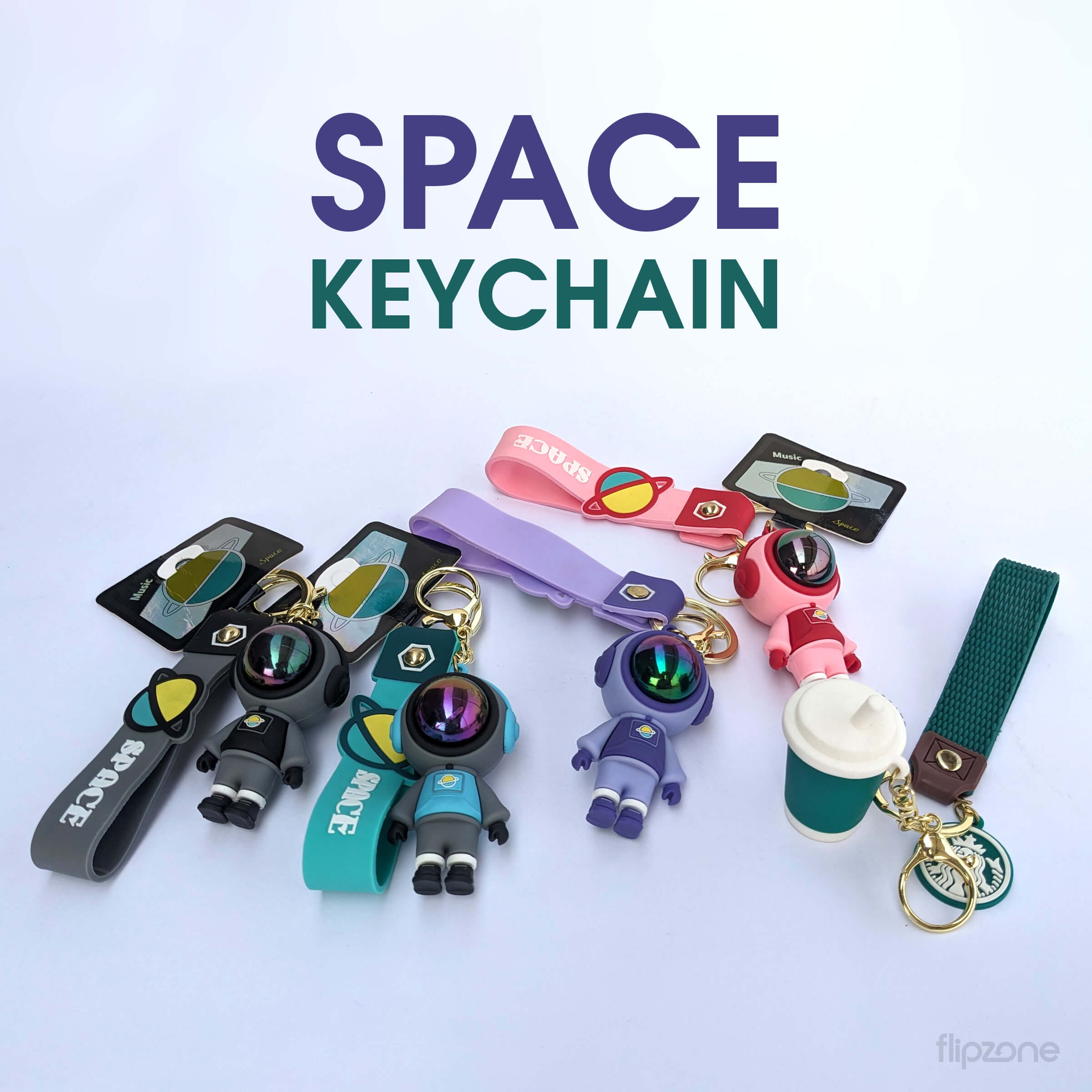 Astronaut Space Robot Keychain - Accessory