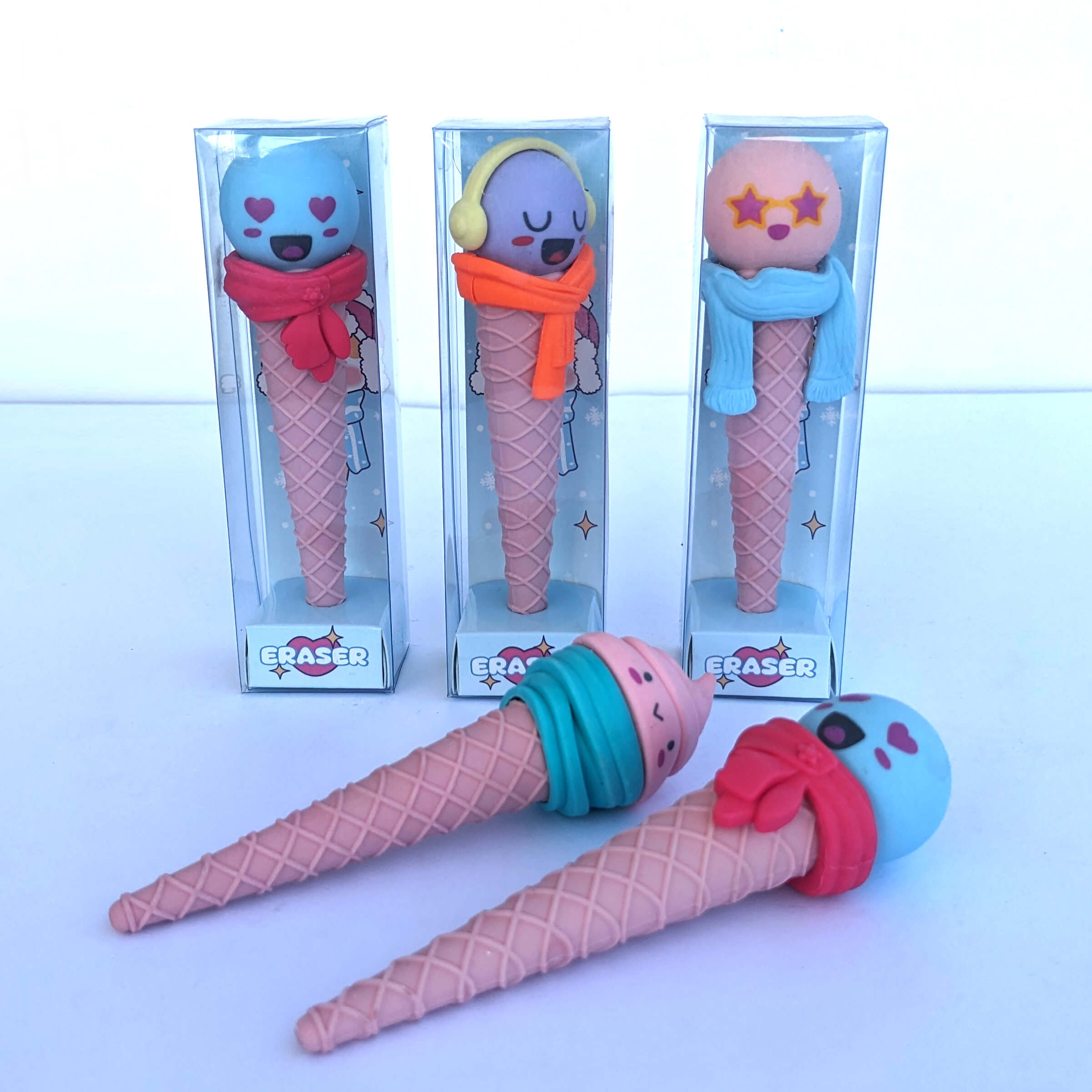 Ice Cream Cone Eraser - Kids Stationery by FLIPZONE