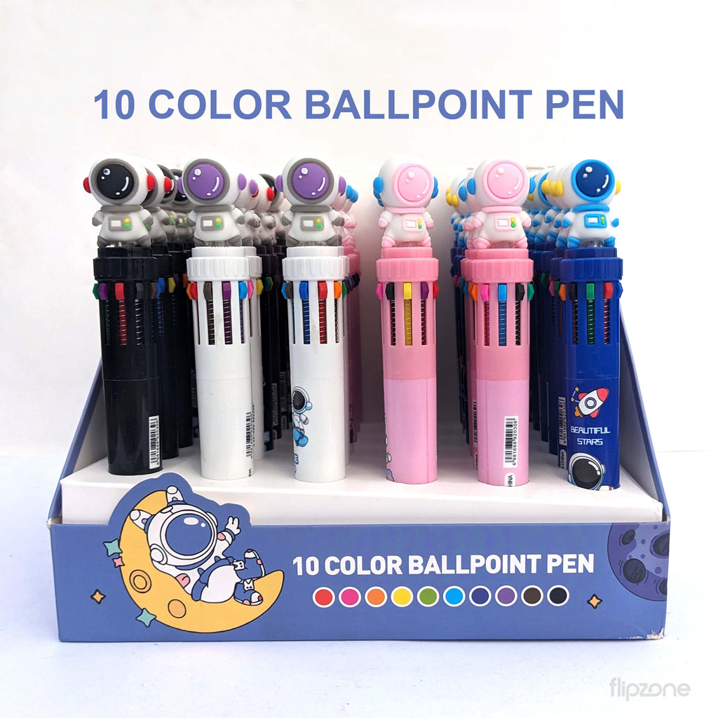 Space 10-in-1 Multi-color Ballpoint Pen for Kids