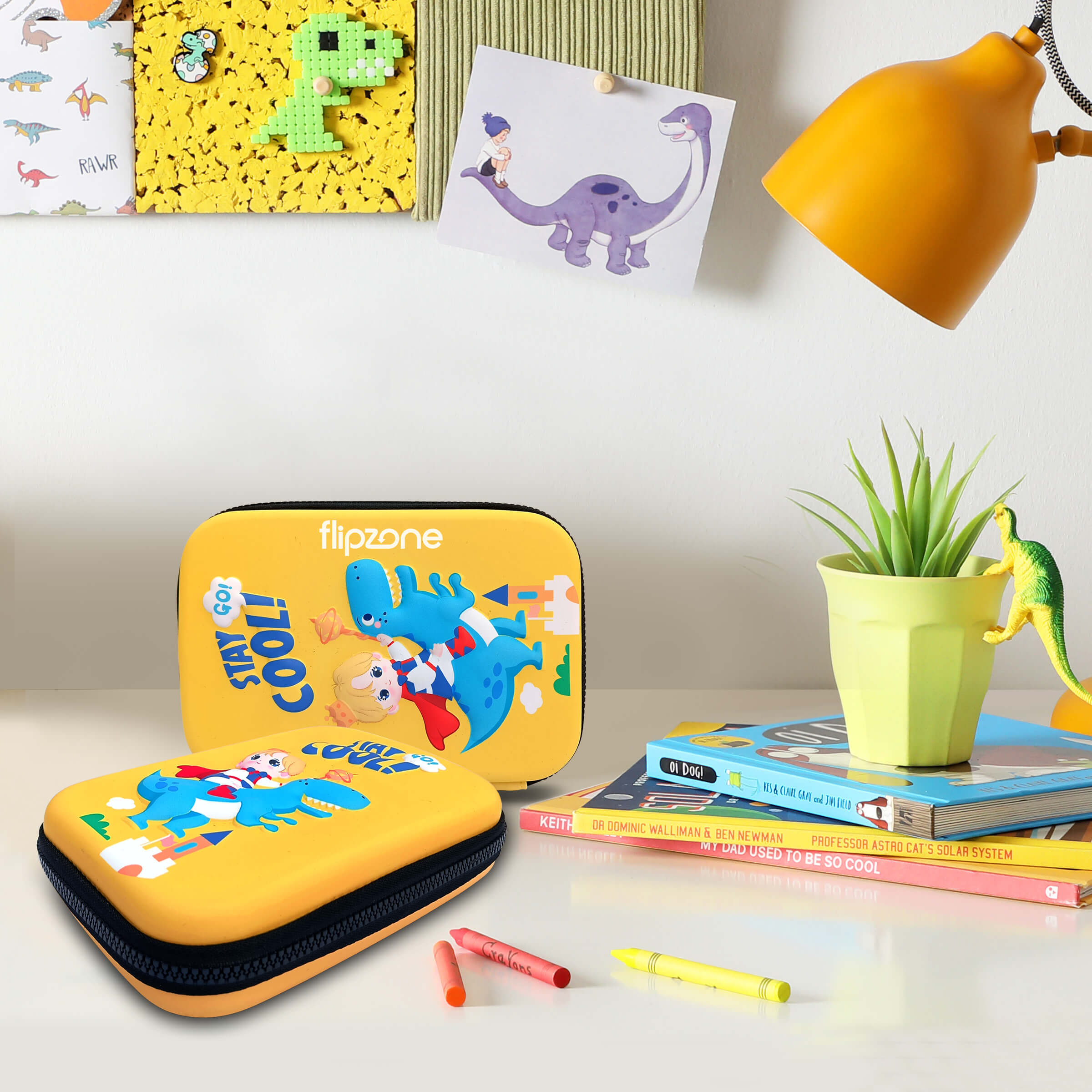 3D Hard Shell Pencil Case Set – 8.5″ x 6″