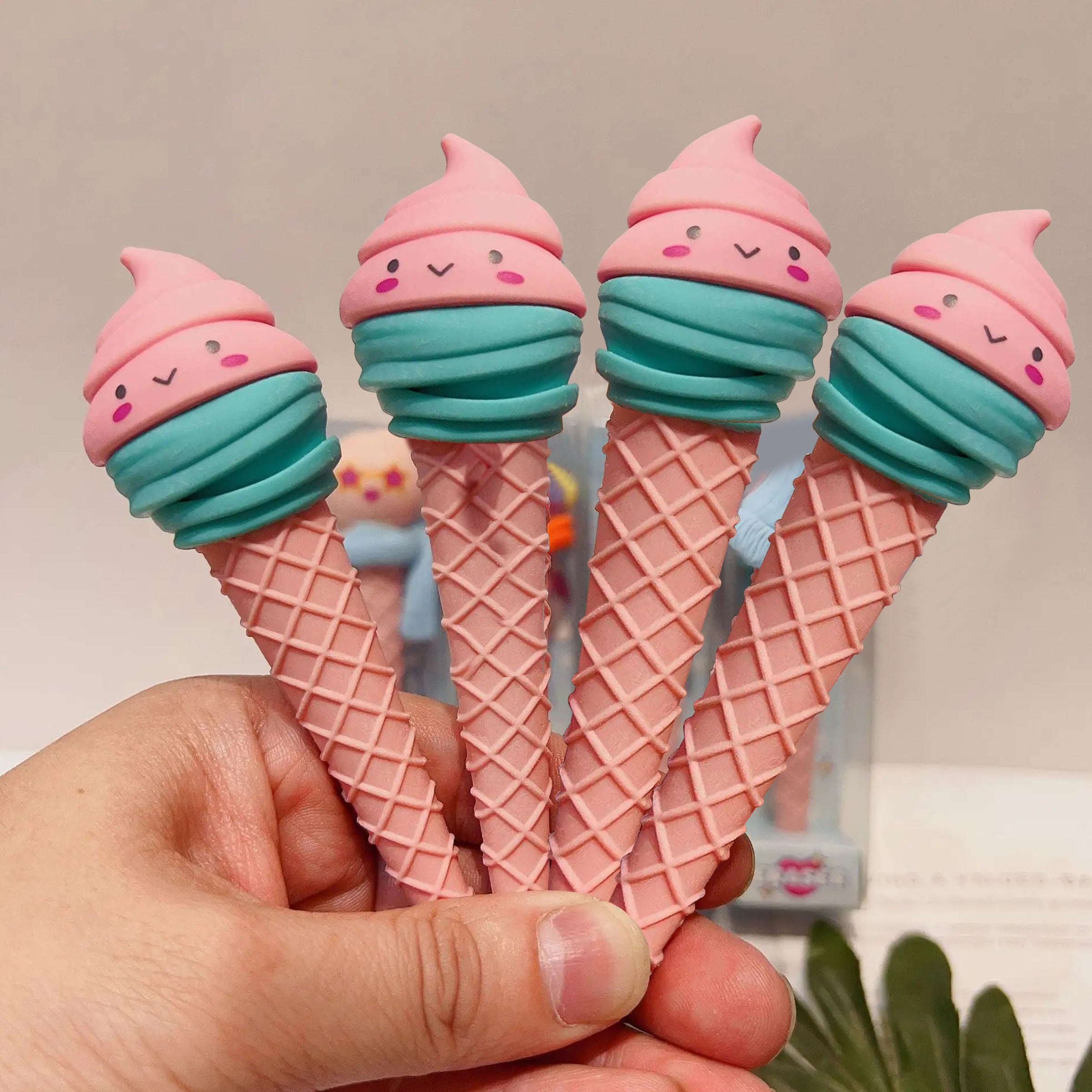 Ice Cream Cone Eraser - Kids Stationery by FLIPZONE