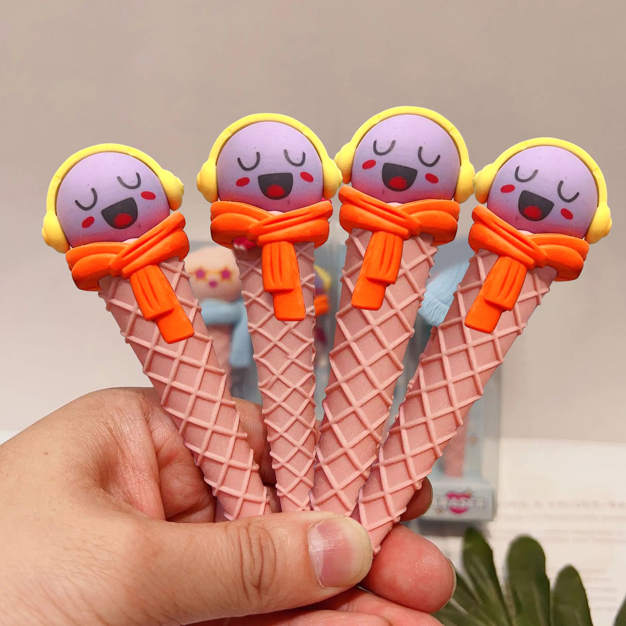 Ice Cream Cone Eraser - Kids Stationery by FLIPZONE