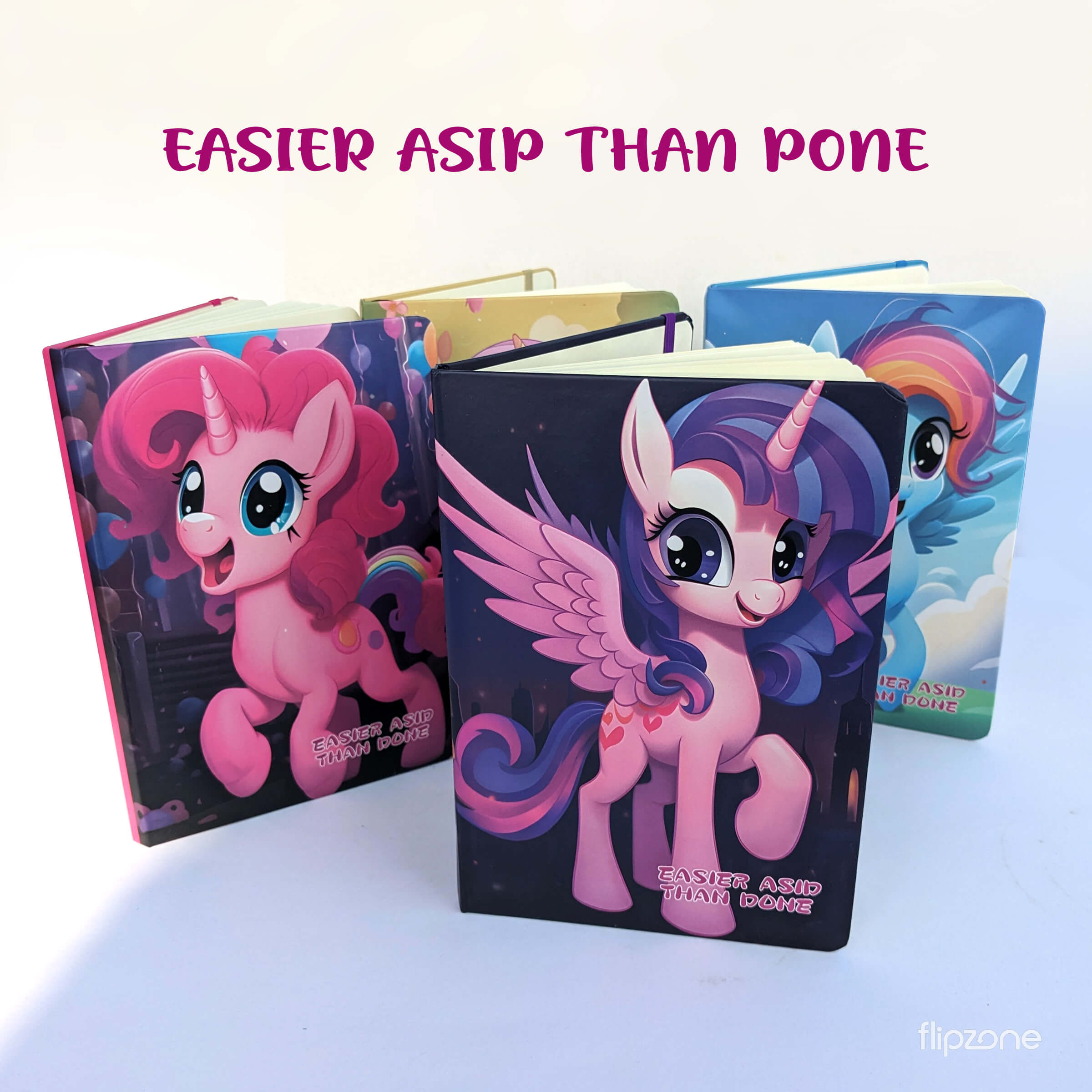 My Little Pony Notebook - Kids Stationery by FLIP-ZONE