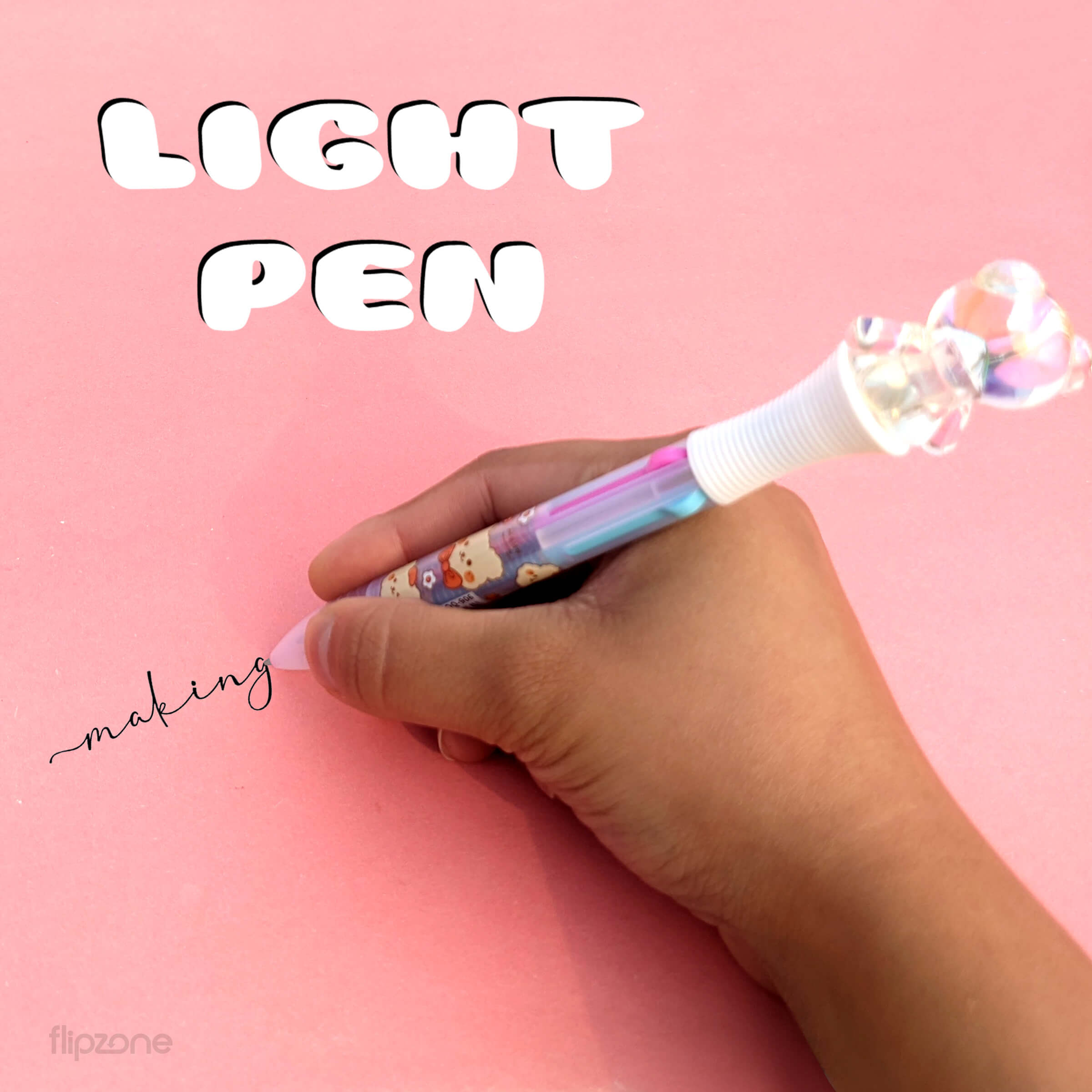 Cat Paw &amp; Bear 4-in-1 Multi-color Ballpoint Pen for Kids