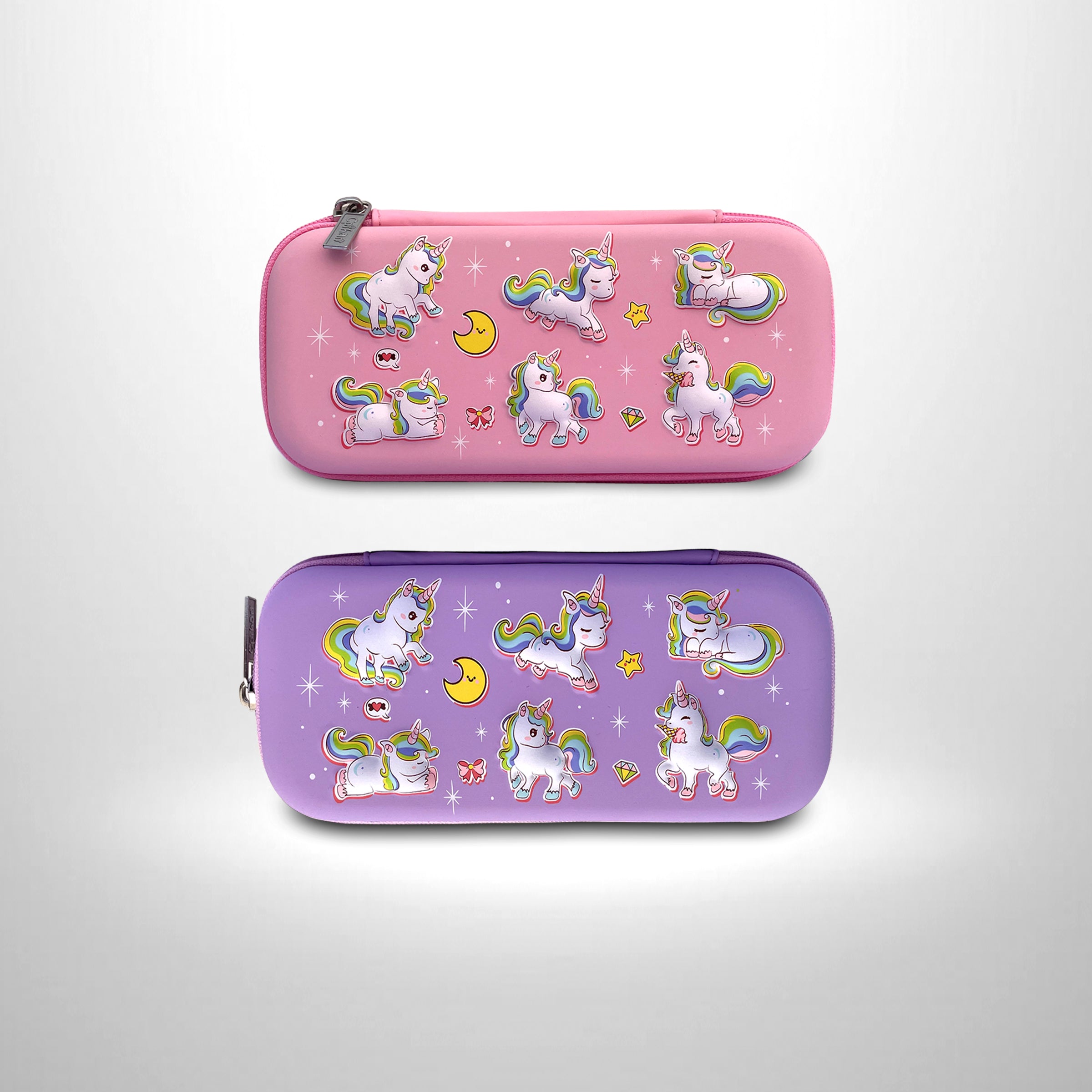 3D Hard Shell Pencil Case Set - 8.2" x 4" | School Supplies