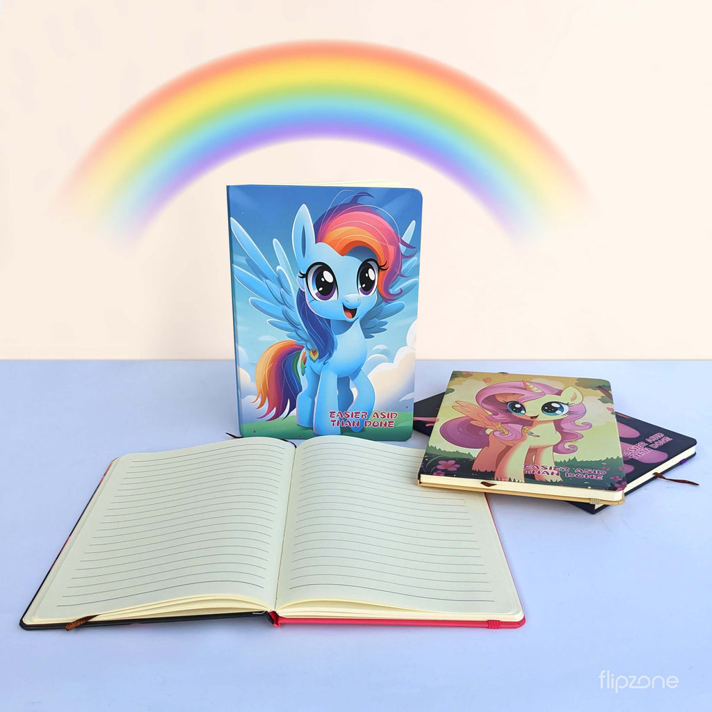 My Little Pony Notebook - Kids Stationery by FLIP-ZONE