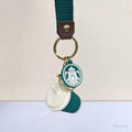 Starbucks-Inspired Coffee Cup Keychain for Kids