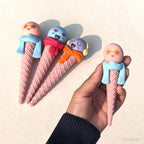 Ice Cream Cone Eraser - Kids Stationery by FLIPZONE